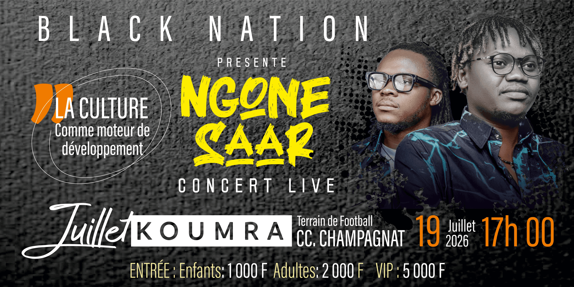 Grand Concert Live du groupe Ngone Saar a Koumra